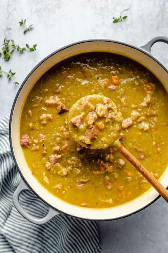 Classic Split Pea Soup Kim S Cravings