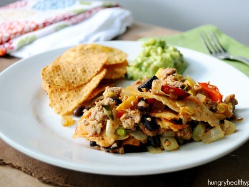 Stacked Vegetable Turkey Enchiladas And Weekend Highlights Kim S Cravings