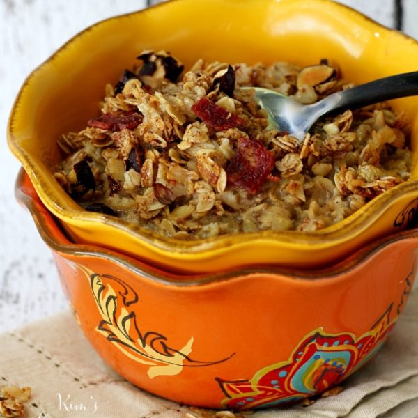 Quick and Easy Bacon Granola- the most over-the-top delicious combo of sweet and salty!