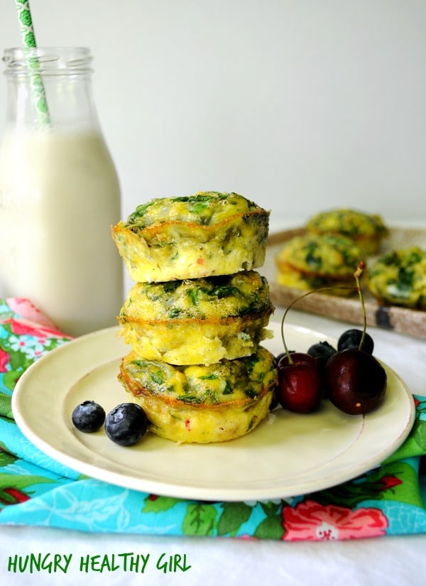 No need to waste time making breakfast in the morning- bake these mini spinach frittatas in advance and you’ll have a protein-rich meal that’s ready when you are.