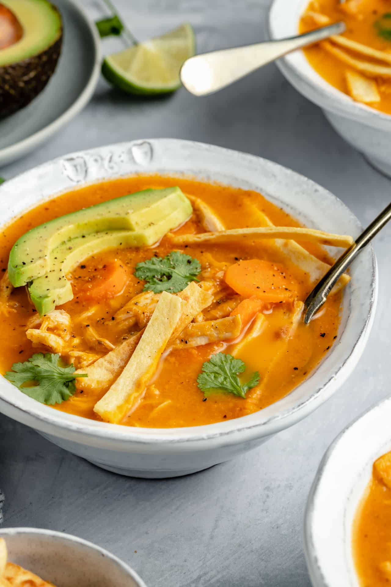 Healthy Chicken Tortilla Soup Kim s Cravings