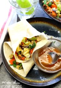 Moo Shu Veggie Wraps