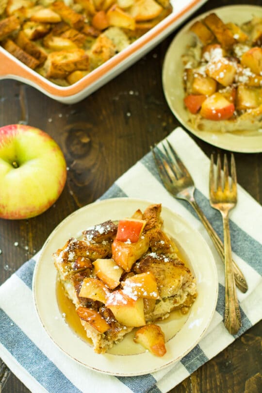 Cranberry Apple French Toast Bake Kim S Cravings