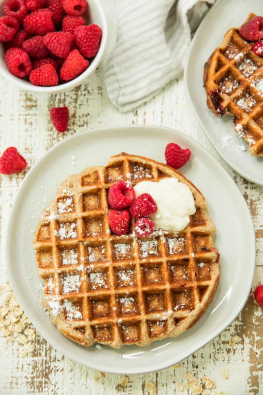 Greek Yogurt Waffles - Kim's Cravings