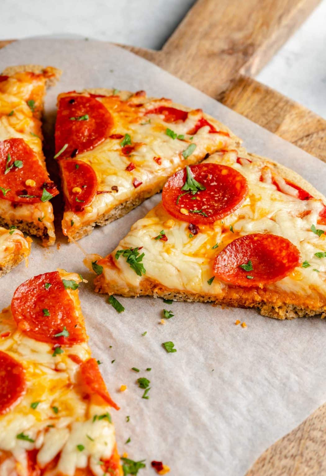 Homemade Oat Flour Pizza Crust - Kim's Cravings