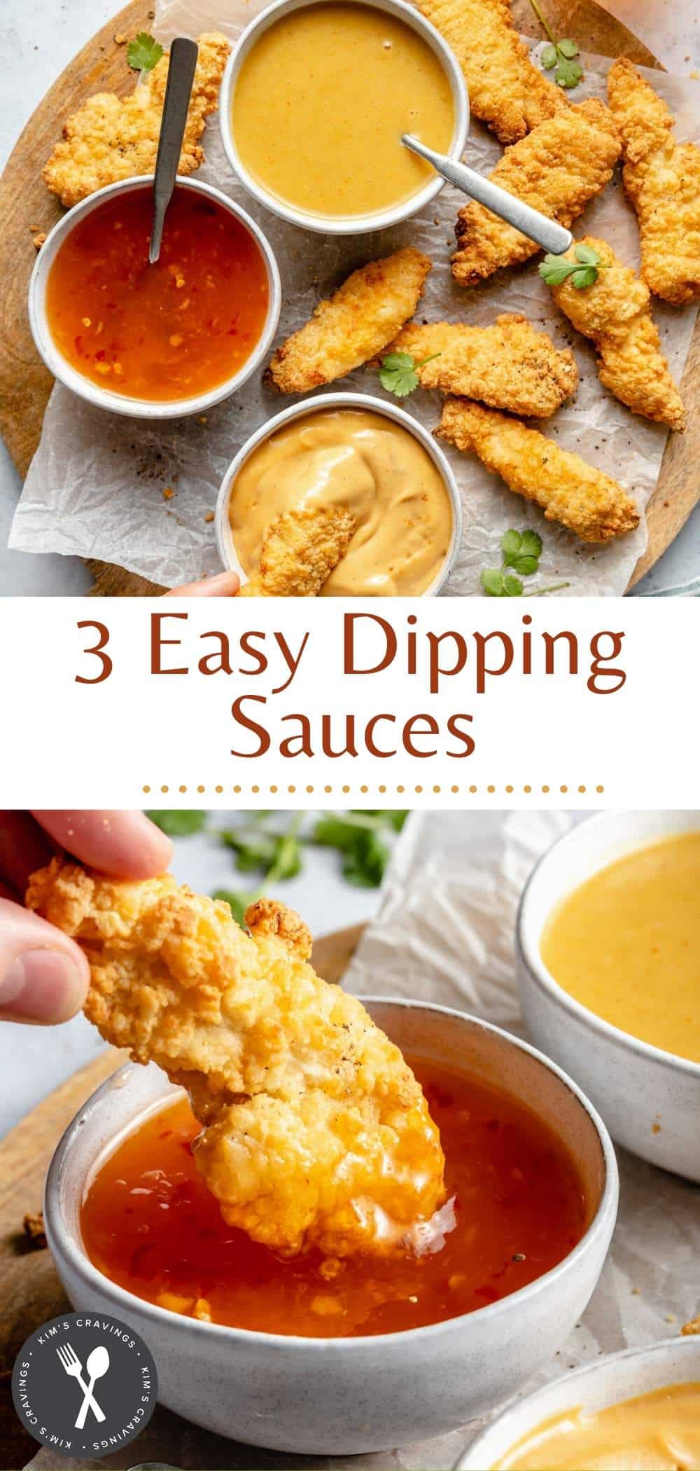 3 Easy Dipping Sauces - Kim's Cravings