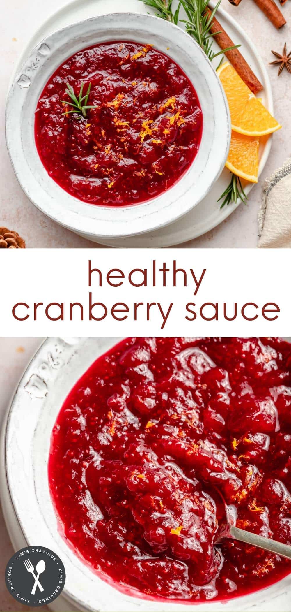 Healthy Cranberry Sauce {no Sugar Added} Kim S Cravings