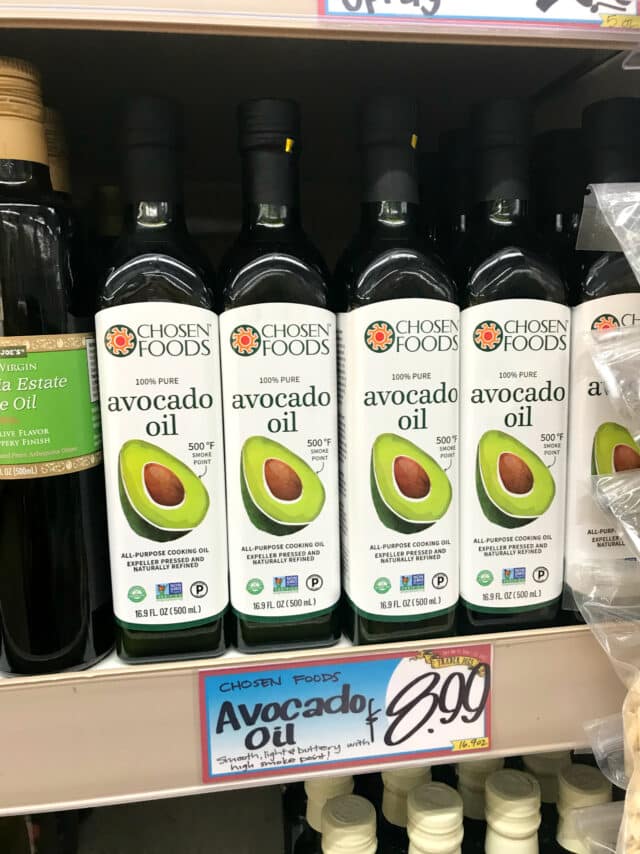 Avocado Oil from Traders Joe's