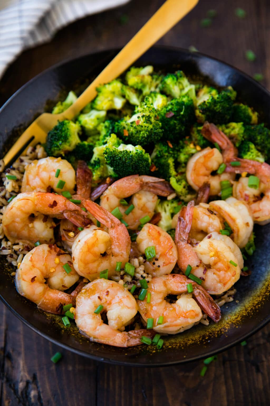 Healthy Honey Garlic Shrimp - Kim's Cravings