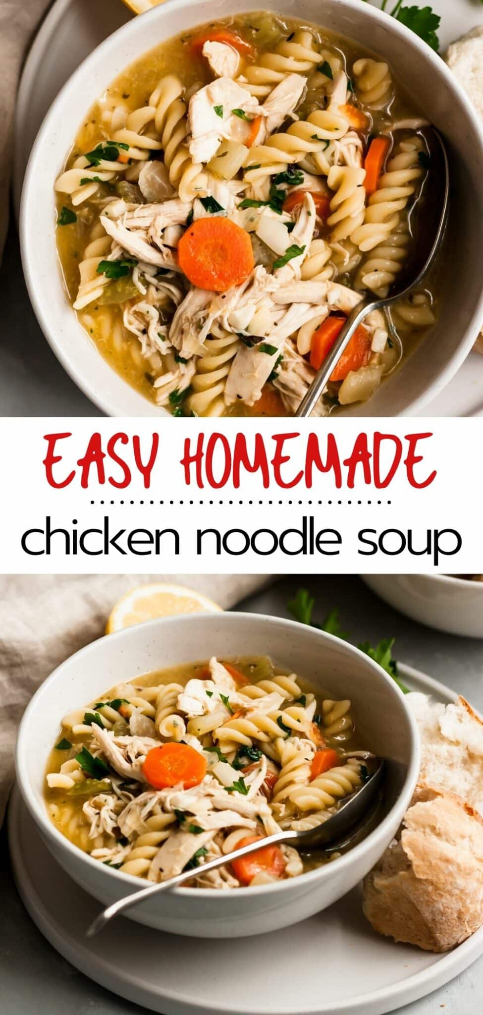 Easy Chicken Noodle Soup - Kim's Cravings