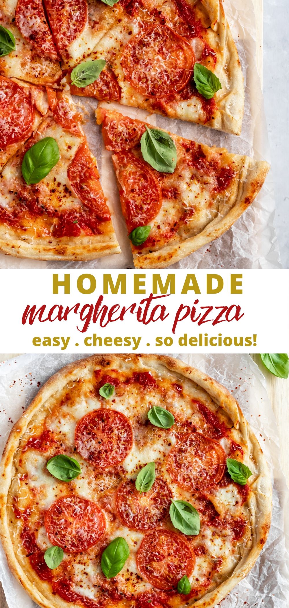 Margherita Pizza Recipe - Kim's Cravings