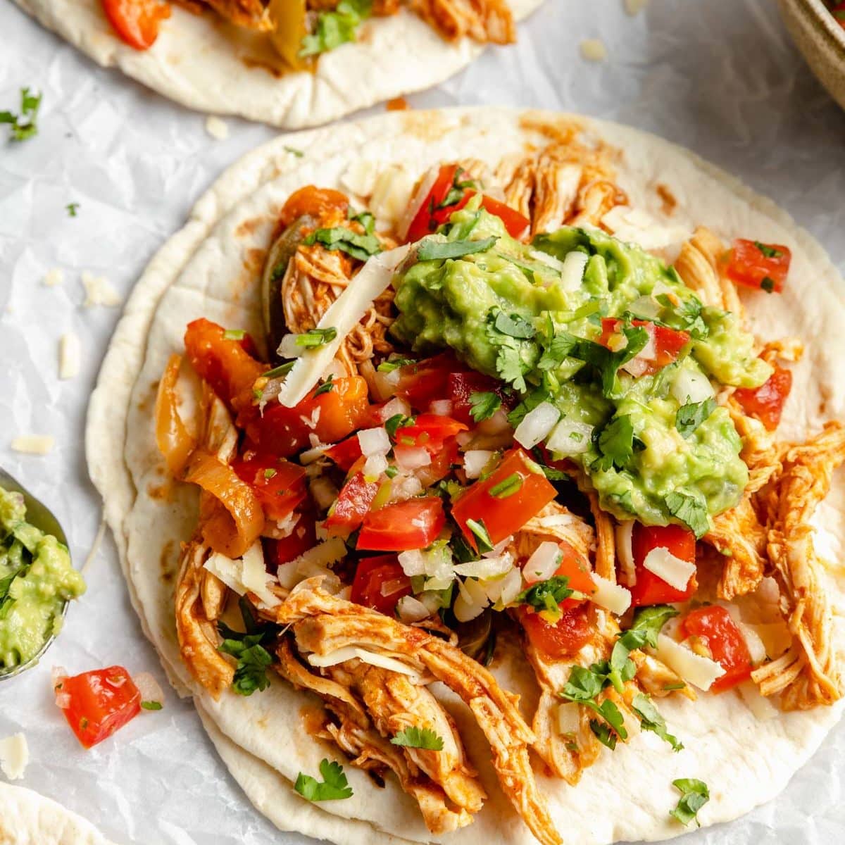 Crockpot Chicken Fajitas Kims Cravings 8432