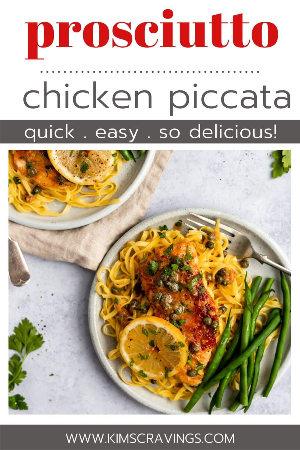 Chicken Piccata Recipe - Kim's Cravings