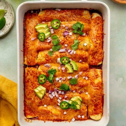 Veggie Enchiladas - Kim's Cravings