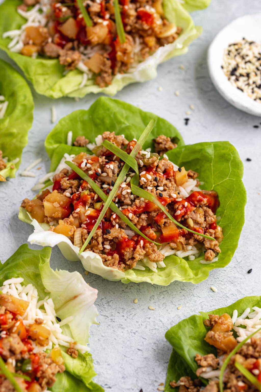 Asian Chicken Lettuce Wraps - Kim's Cravings