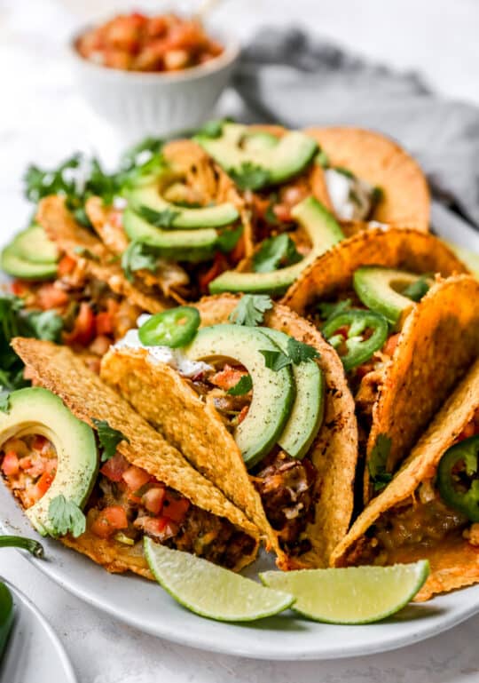 Crispy Baked Beef Tacos - Kim's Cravings