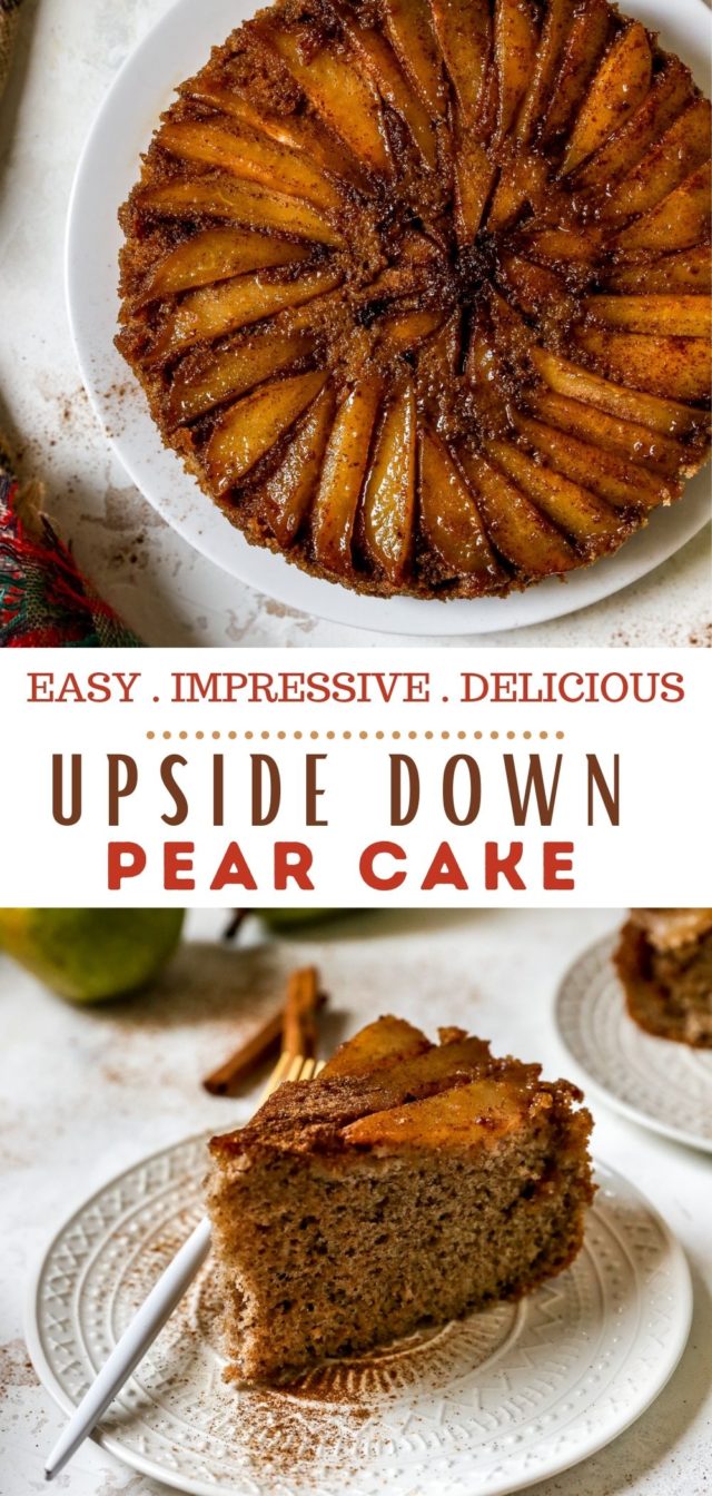 recipe for Upside Down Pear Cake