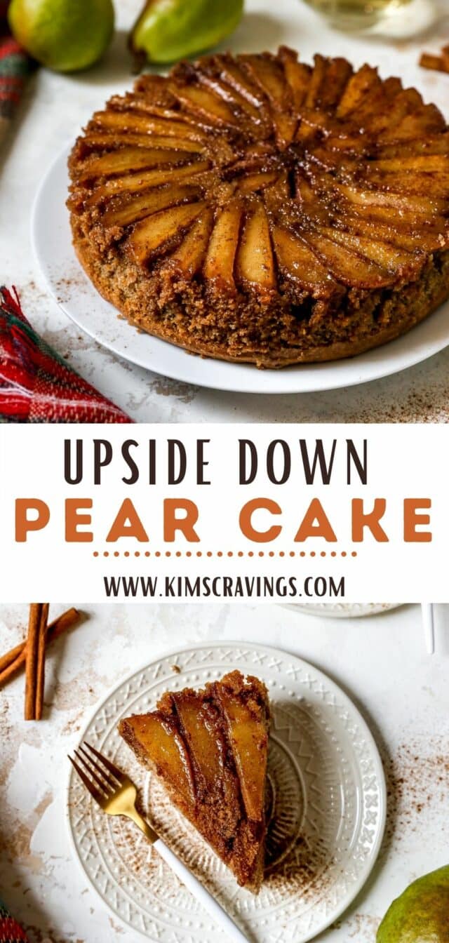 how to make Upside Down Pear Cake