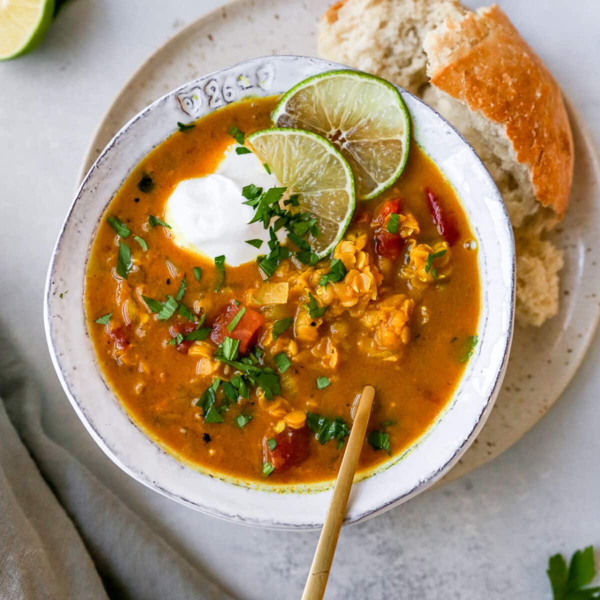 Red Lentil Soup - Kim's Cravings