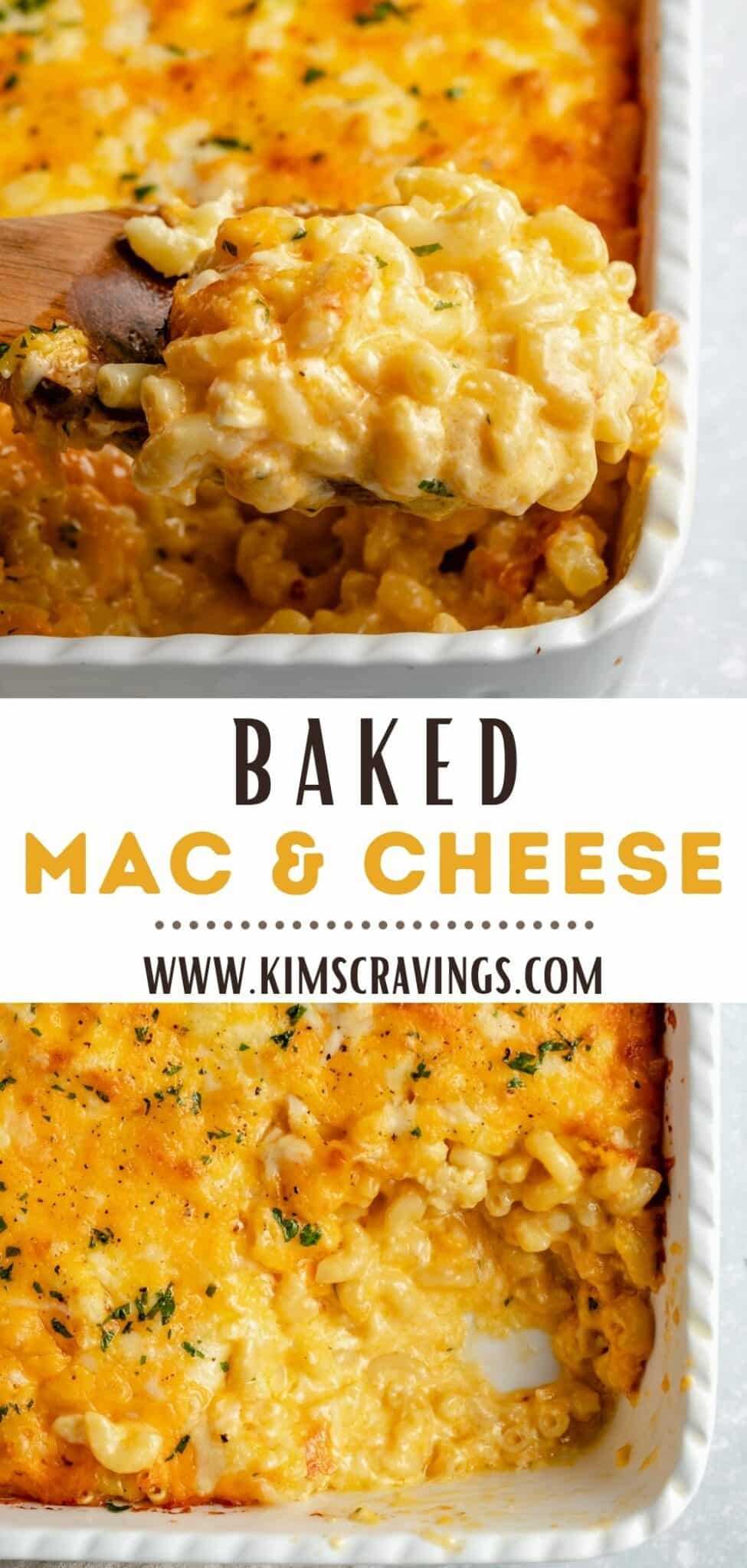 Baked Mac and Cheese - Kim's Cravings