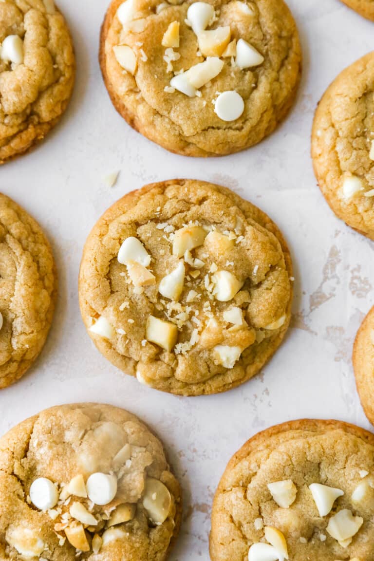 White Chocolate Macadamia Nut Cookies - Kim's Cravings