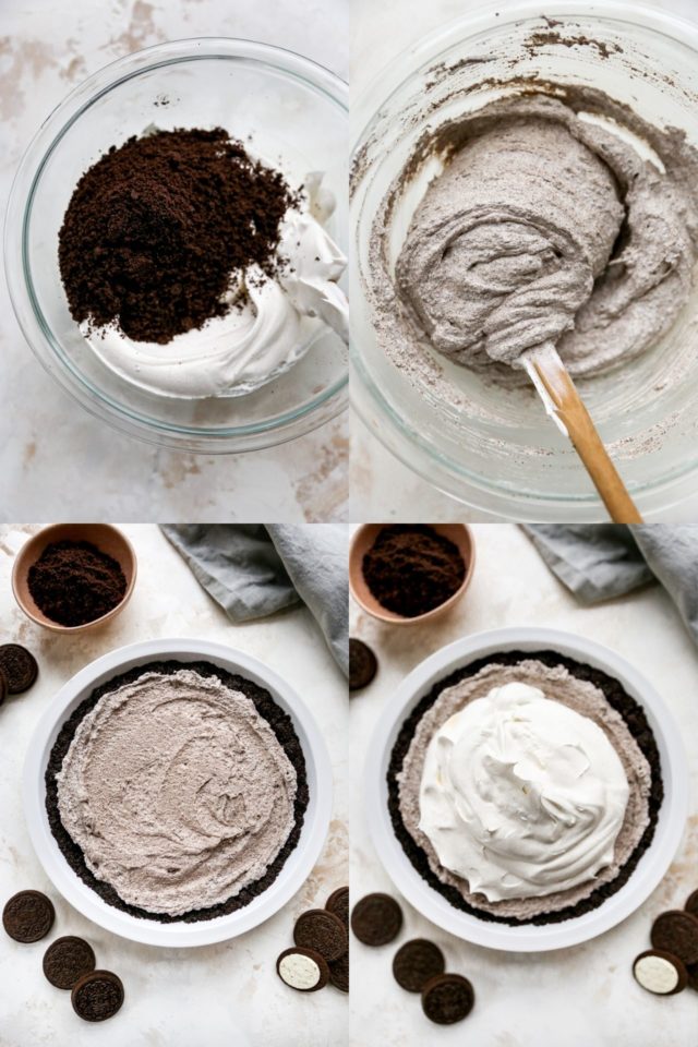 steps to make an Oreo pie