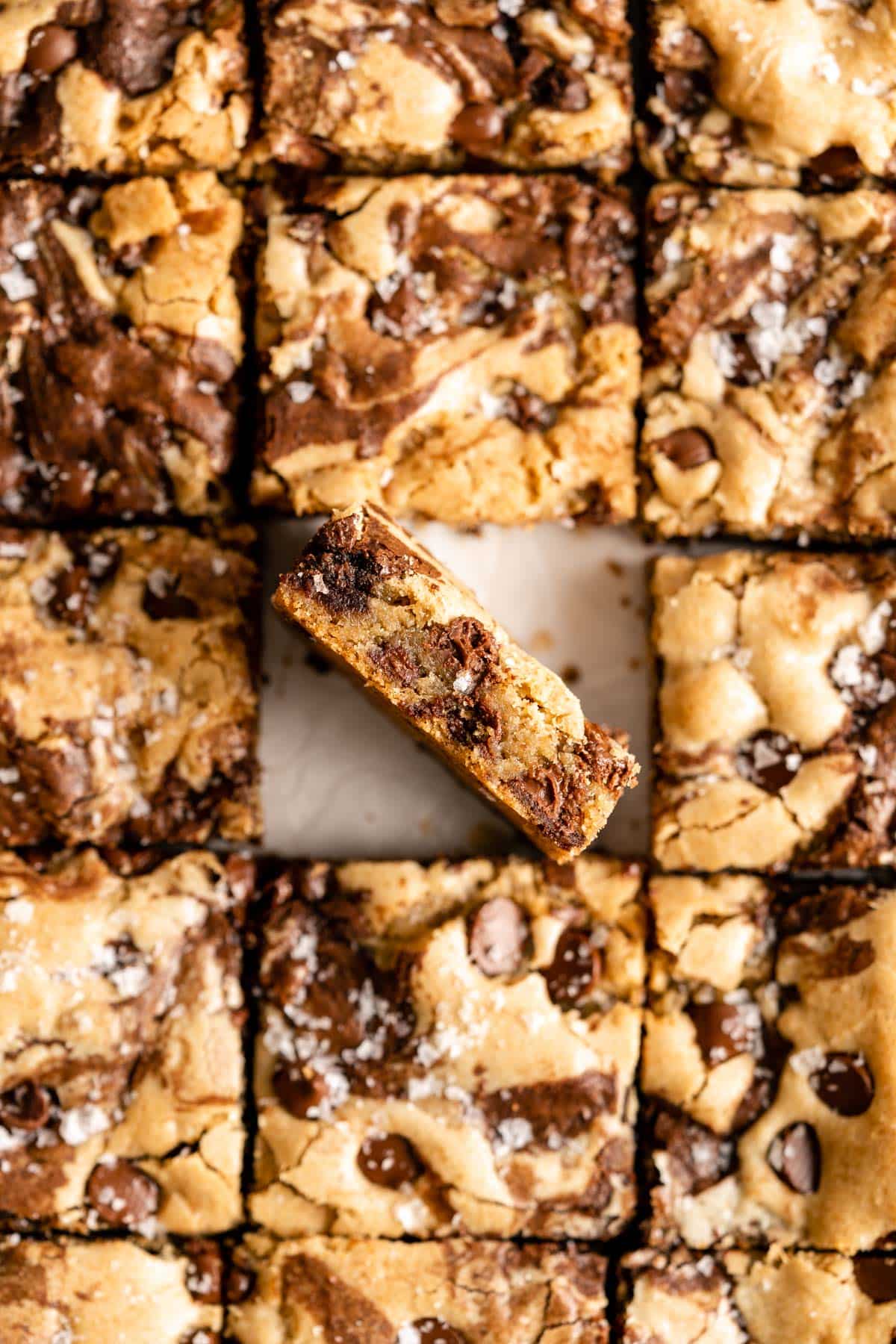 brookies cut into squares