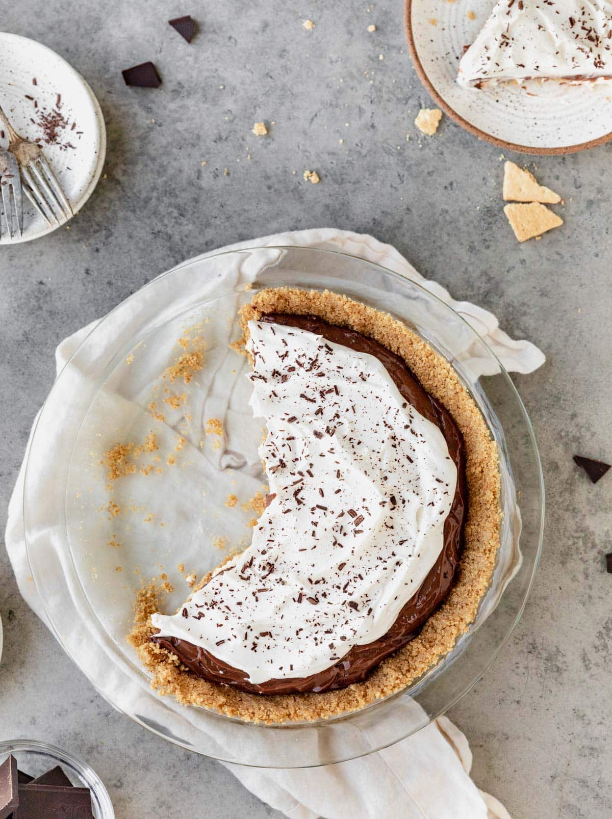 pie that has slices removed