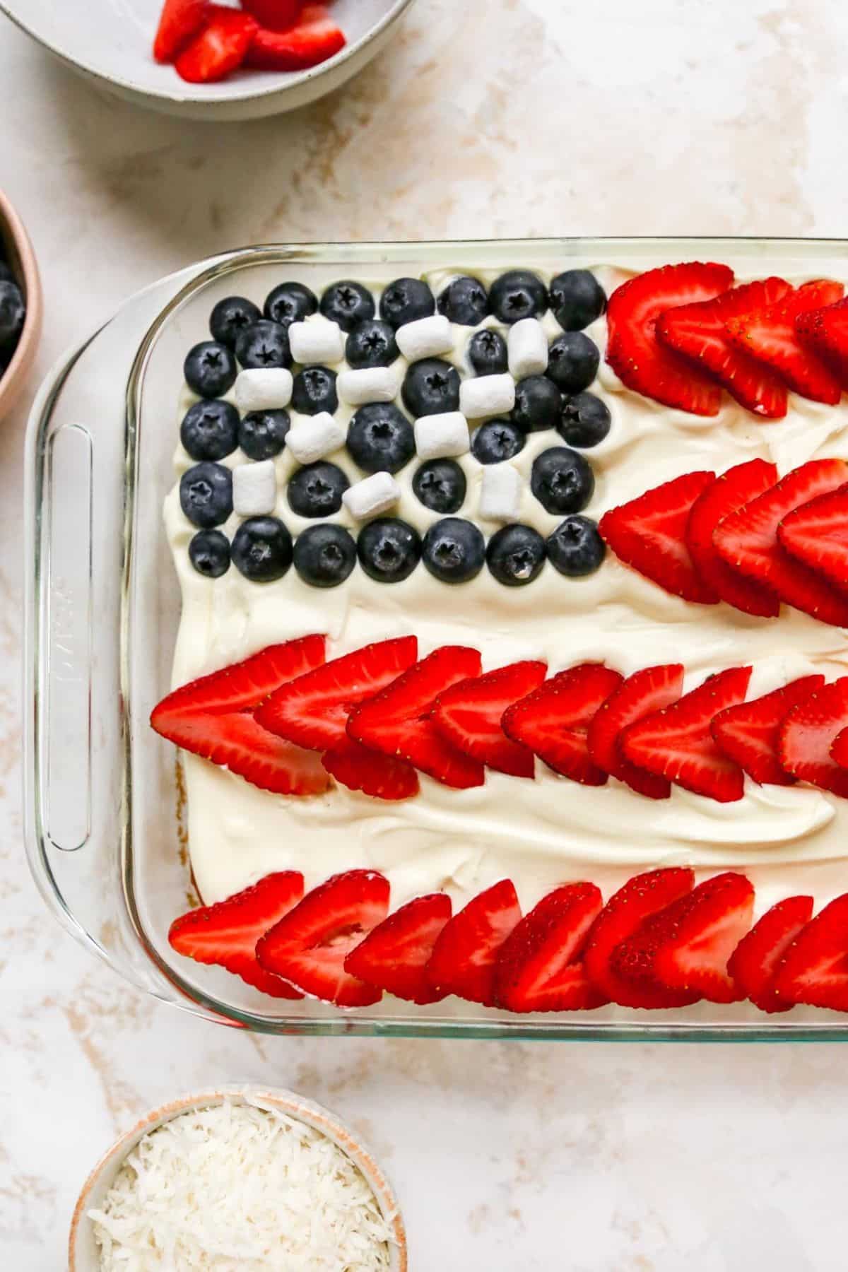 Flag Cake (Semi-Homemade & Super Easy) - Kim's Cravings