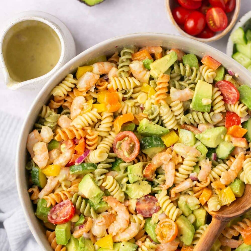 Shrimp Pasta Salad - Kim's Cravings