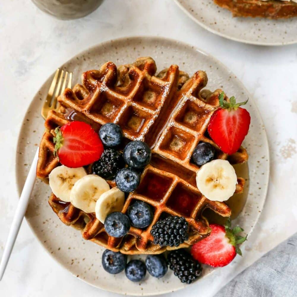 Low Carb Protein Waffles - Kim's Cravings