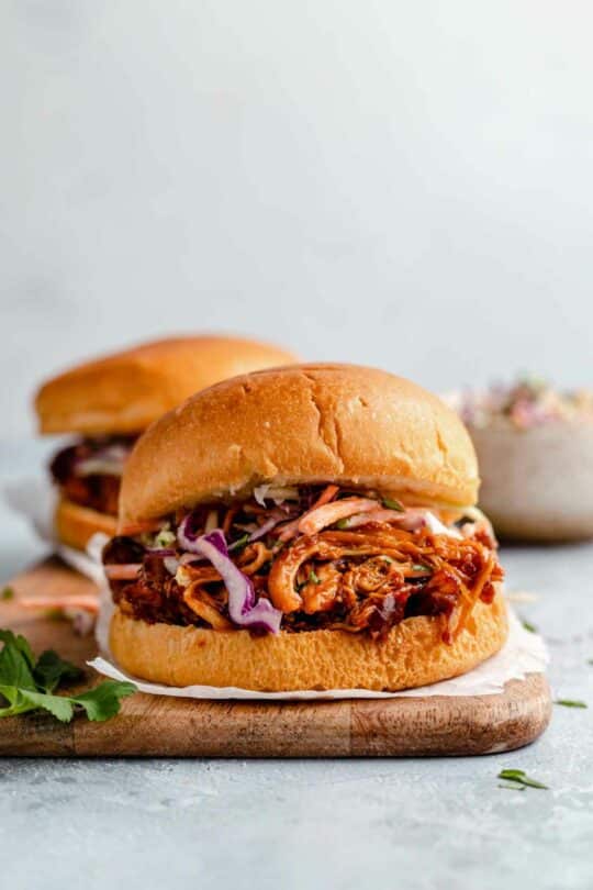 Slow Cooker Pulled Chicken - Kim's Cravings