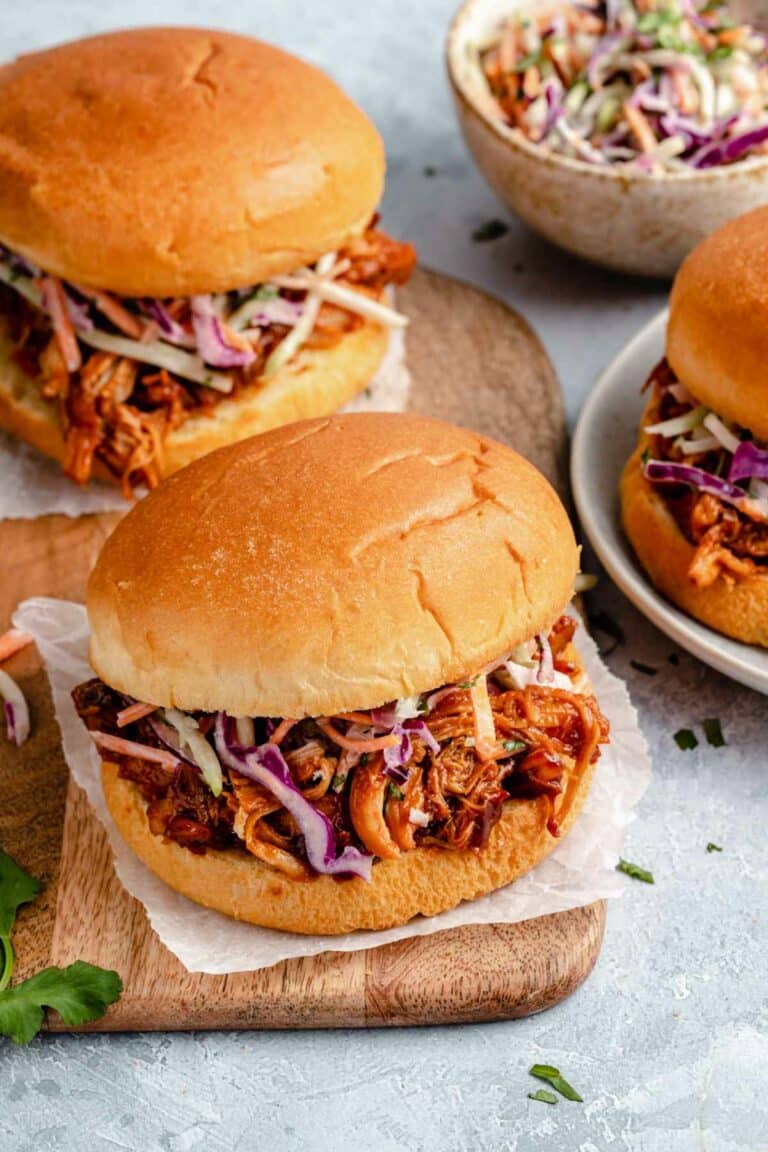 Slow Cooker Pulled Chicken - Kim's Cravings