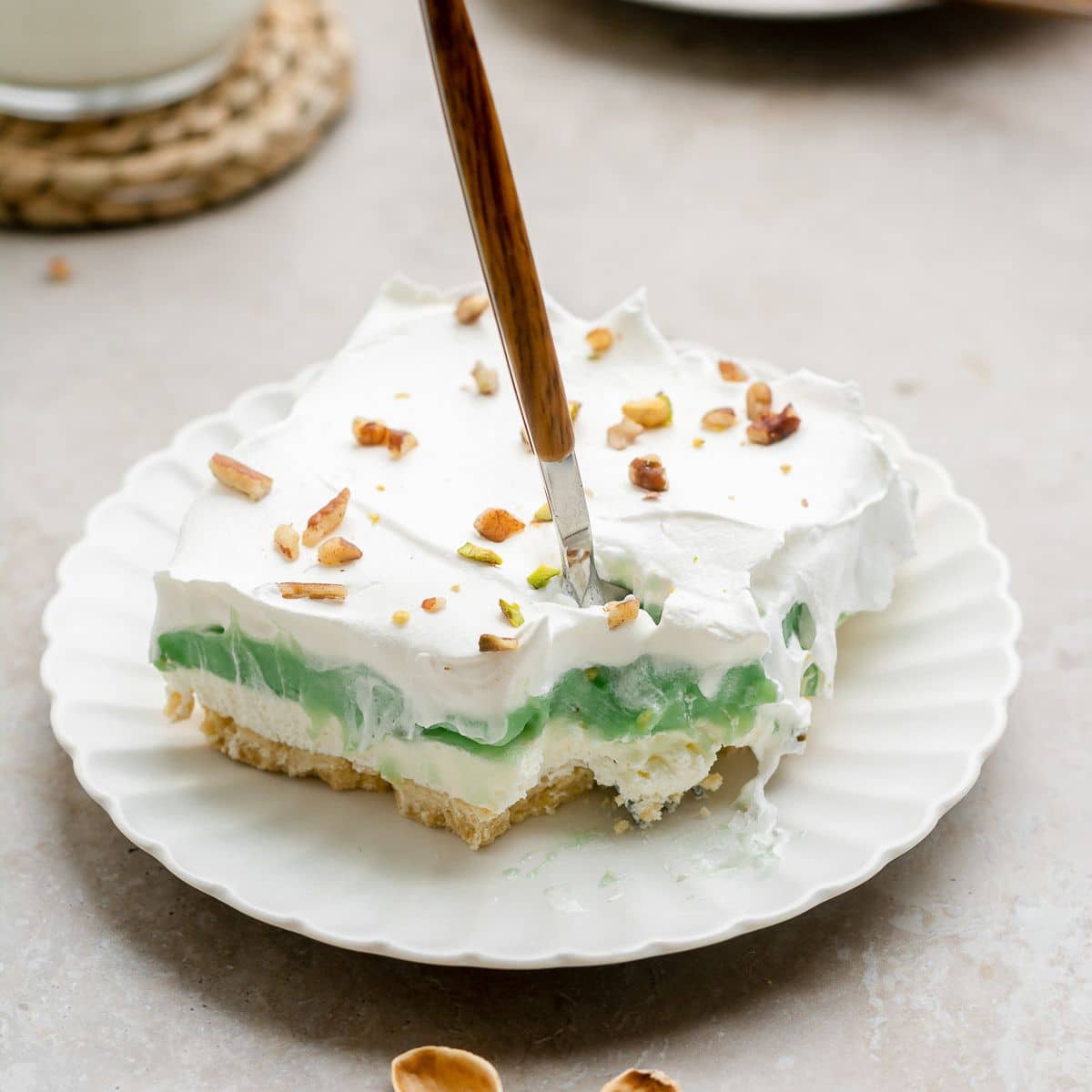 Layered Pistachio Dessert - Kim's Cravings