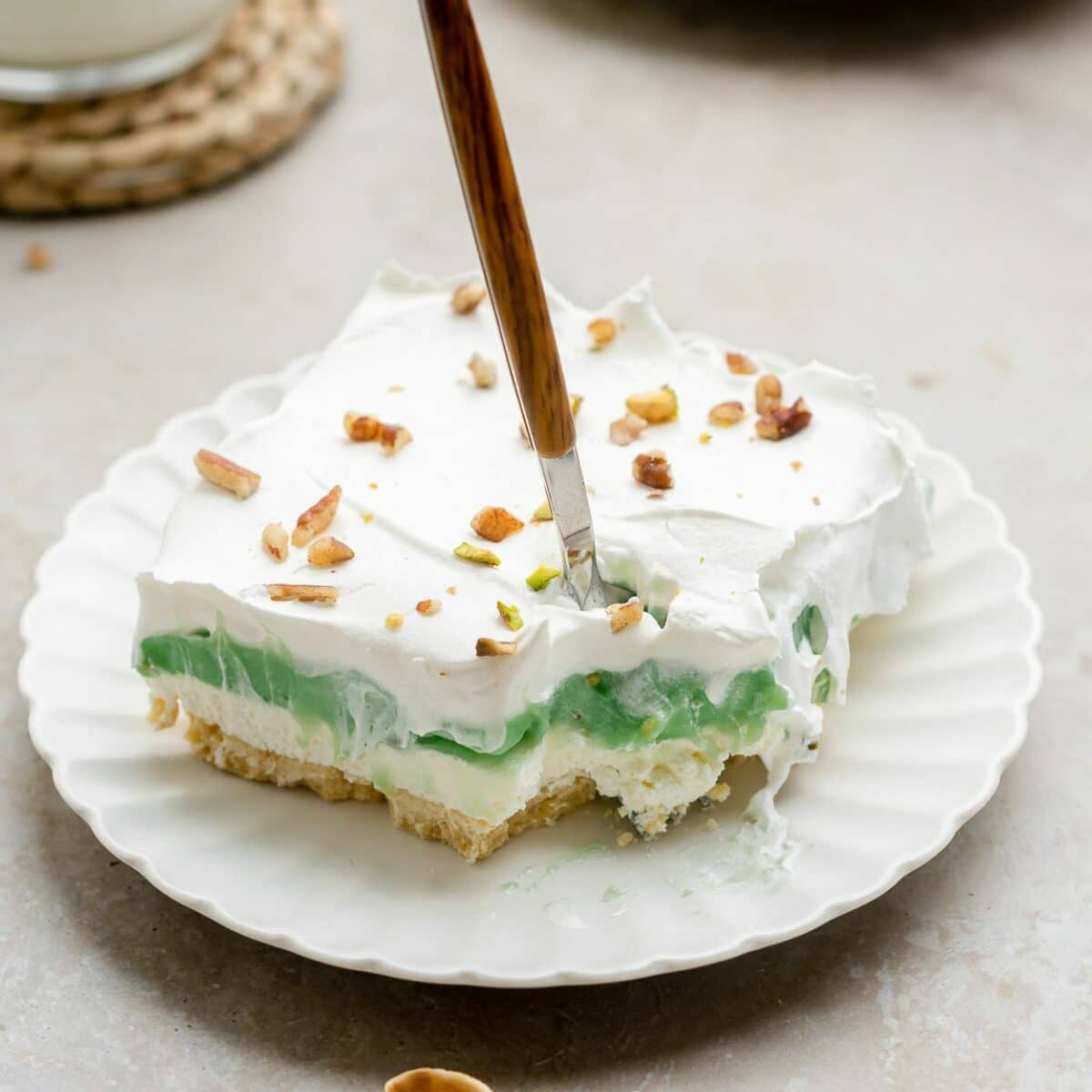 Layered Pistachio Dessert - Kim's Cravings