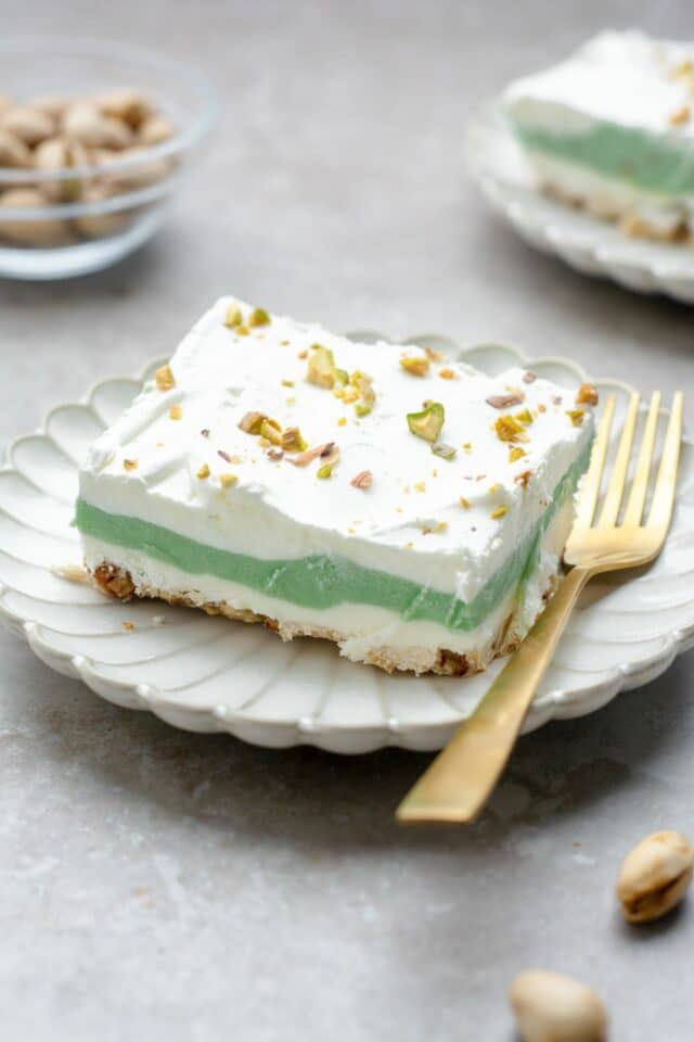 Layered Pistachio Dessert - Kim's Cravings